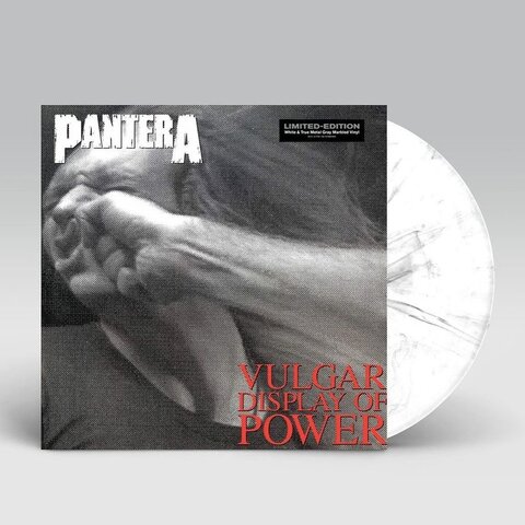 Виниловая пластинка Pantera — Vulgar Display Of Power (White & True Metal Gray Marbled Vinyl)