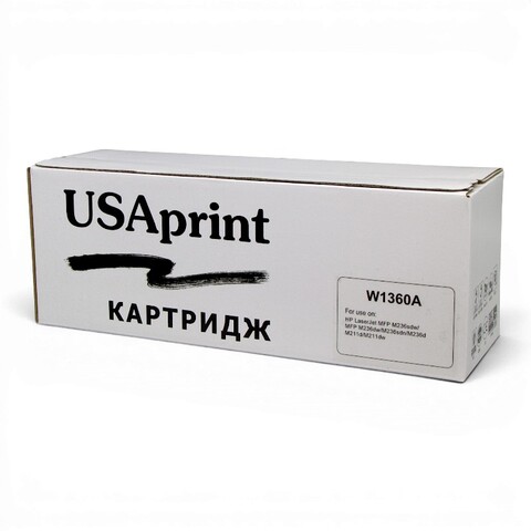 Картридж лазерный USAprint 136A W1360A+CHIP С ЧИПОМ, черный, до 1150 стр - купить в компании MAKtorg