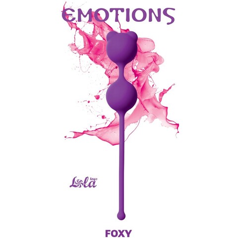 Вагинальные шарики Emotions foxy Purple