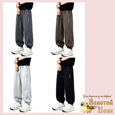 Брюки спорт/начес м (10-17) 260930-QK-314