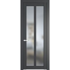 Межкомнатная дверь эмаль Profil Doors 2.7.2PD графит остеклённая