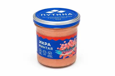 Икра минтая, 130г
