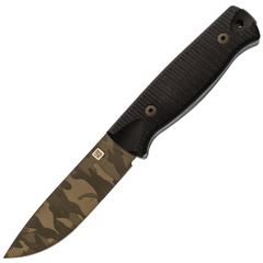 Фото Охотничий нож Hot Knife Hoot, сталь D2 cerakote camo, рукоять черная микарта