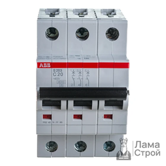 Автоматический выключатель ABB, 3P, 20 А