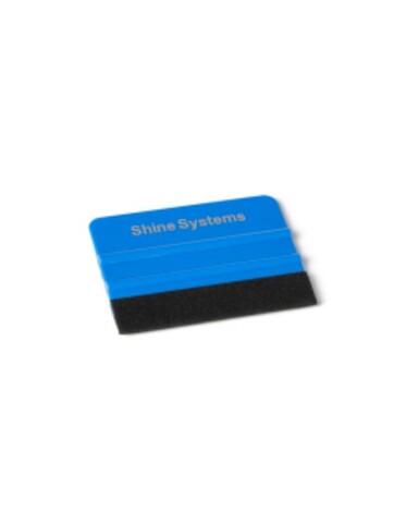 Shine Systems Выгонка синяя с черной микрофиброй, 10x7,2см