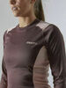 Комплект термобелья женский Craft Core Dry Baselayer бордо-пудрово-розовый - 5