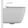 Berges 43361 Комплект : инсталляция АТОМ Line кнопка хром глянец, унитаз QUATTRO S Rimless 49 см, сидение тонкое дюропласт микролифт, быстросъём