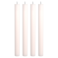 Набор из 4 декоративных свечей 2,3х26см SCANDYLAB Empire White SL-EXL01