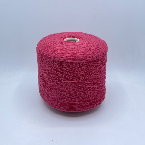 Luxury Selection by RiGo (пр.Италия), art- Cardwool,2/15 750м/100гр, 85% Меринос 15%Полиамид ,цвет-Ярко-розовый меланж 129/337 ,арт.24424