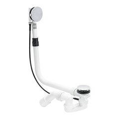 Viega Multiplex Visign M5 138561 Слив-перелив (плоская констр.), с гидрозатвором, наклад., отводящ. колено 45°, 40/50 x 725 мм, пластик/хром, модель 6163.45 фото
