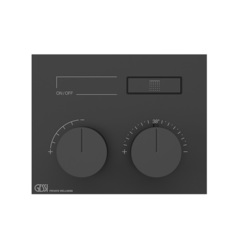 Gessi Hi-Fi 63002#299 Термостат для душа, 1 источник (внешняя часть), цвет: Black XL фото