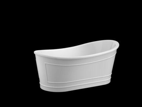 BelBagno BB32 Отдельностоящая акриловая ванна, 167.6x90, цвет: белый