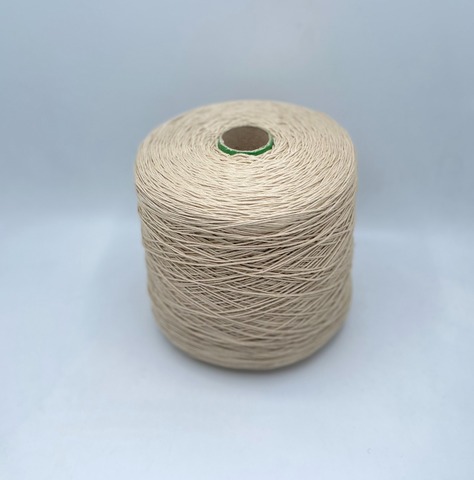 Бобинная пряжа (пр.Италия), art-USA Cotton supersoft , 325м/100гр. 100% Хлопок Pettinato(чесаный хлопок) цвет-Светло-бежевый, арт.29999