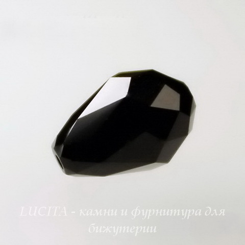 5500 Бусина - капля Сваровски Jet 9х6 мм ()