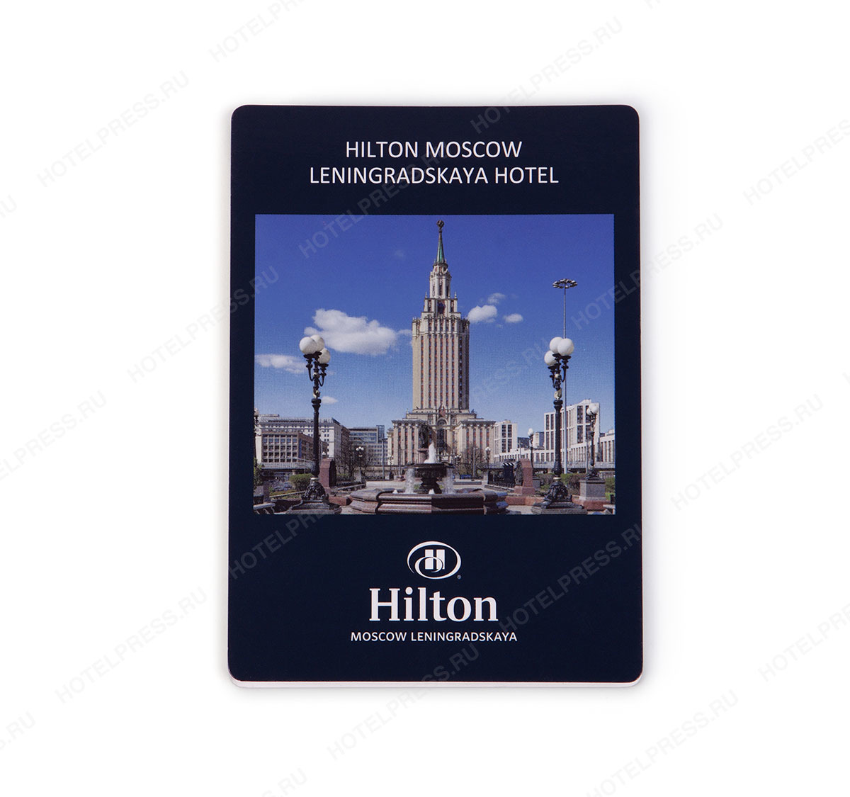 Складная карта отеля Hilton Moscow Leningradskaya