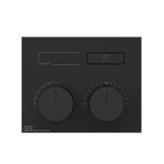 Gessi Hi-Fi 63002#706 Термостат для душа, 1 источник (внешняя часть), цвет: Black Metal PVD фото