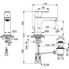 Ideal Standard Connect Air A7007AA Смеситель для раковины однорычажный с донным клапаном