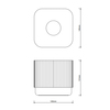 Decor Walther OF.LINE 0670945 Диспенсер для салфеток, цвет: Champagner , Dune