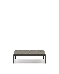 Журнальный столик Sorells из зеленого алюминия 89 x 91 см