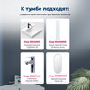 Aquanet 346040 Тумба Слим 40 напольная 2 ящ. цв.белый сатин (346040)