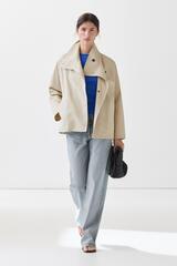 Massimo Dutti Куртка-накидка из 100% хлопка, бежевый