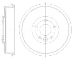 Барабан тормозной G-brake  GD-06398