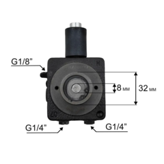 Насос топливный QUATTRO ELEMENTI QE25DN/50DN/70DN в сборе (TK12-008-033)