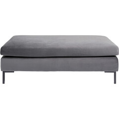 Пуф Gianni Velvet Grey Black