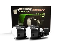 Бидиодная линза ViperZoom Big Car 3" 24v