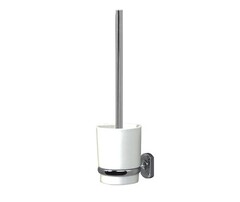WasserKRAFT K-28127 Туалетный ершик, цвет: хром, белый фото