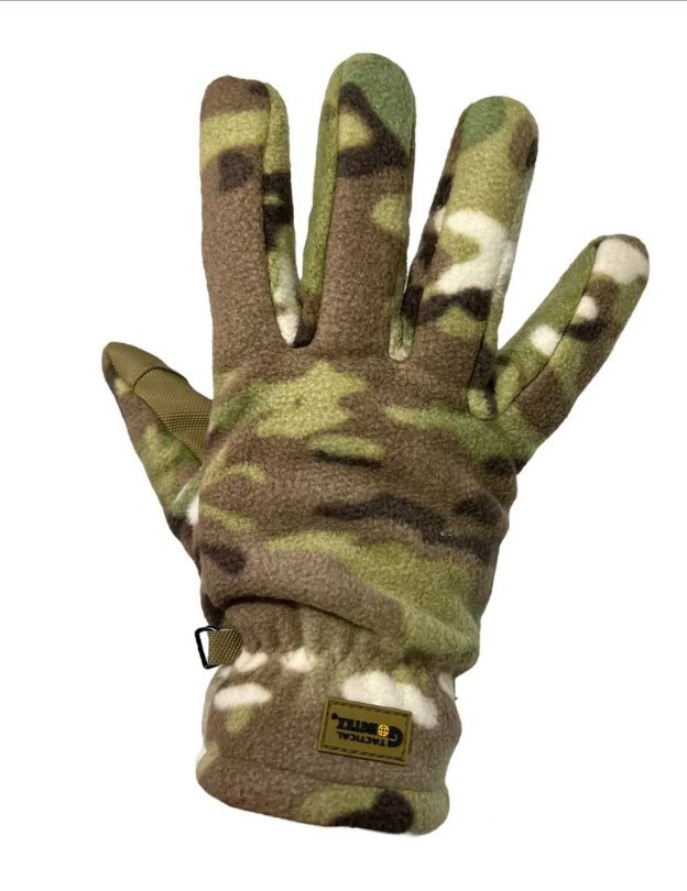 Перчатки флисовые Gongtex 3M Thinsulate Tactical Gloves Мультикам