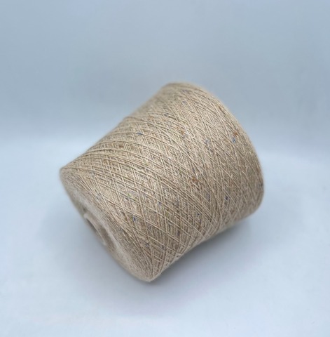 Filcom (пр.Италия), art- Marica tweed 2/11 550м/100гр.60%Шелк 40%Суперкид мохер, цвет-Бежевый,твид арт.28609