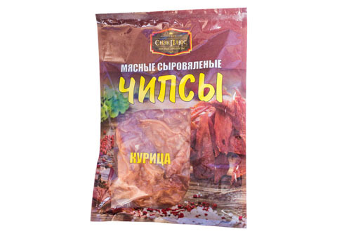 Чипсы сыровяленые из мяса курицы, 500г