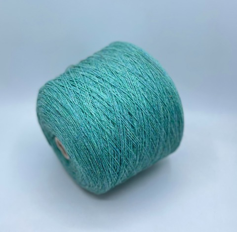 Sesia (пр.Италия),art. Kintyre, 2/13 650м/100гр, 100%Шерсть шетланд, цвет-Лазурный меланж (649/226), арт.34337