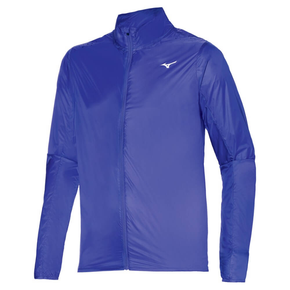Мужская куртка для бега Mizuno Aero синяя