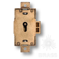 Замок мебельный BRASS накладной 5515-22 старая бронза
