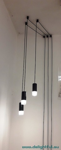 Люстра VIBIA Wireflow 3 lamps