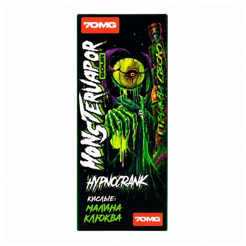 Жидкость MONSTERVAPOR SOUR Salt 2% ULTRA 70mg 30 ml - Малина Клюква