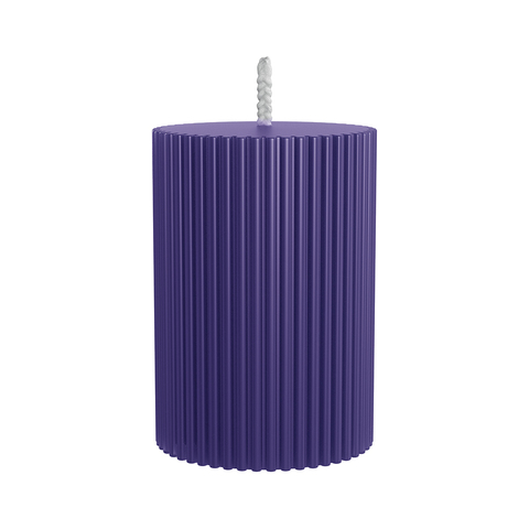 Декоративная свеча 7х10см SCANDYLAB Empire Violet SL-ES07