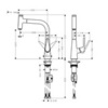 Hansgrohe Talis Select M51 72822800 Смеситель для кухни с выдвижным изливом и лейкой