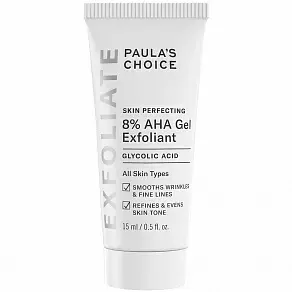 Ежедневный эксфолиант c 8% гликолевой кислоты Paula's Choice Skin Perfecting 8% AHA Gel Exfoliant 15мл