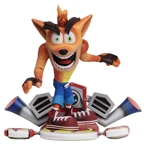 Фигурка NECA Crash Bandicoot: Hoverboard Crash