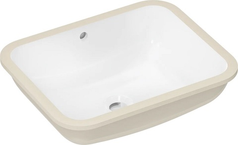 Hansgrohe Xuniva Q 60154450 Раковина подстольная 450х350, с переливом, белый