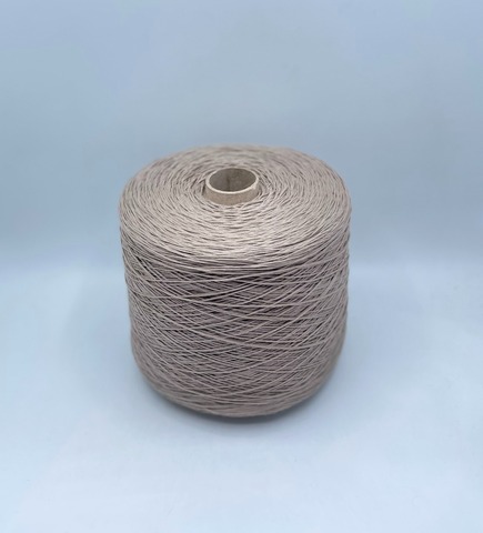 Бобинная пряжа (пр.Италия), art.Cotone, 350м/100 гр. 100%Хлопок, цвет-Латте , арт.34787