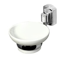 WasserKRAFT K-24129 Мыльница, цвет: хром, белый фото