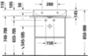 Duravit DuraSquare 2356600044 Раковина мебельная компакт