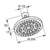 Kludi A-Qa 665100500 Душ верхний, цвет: хром