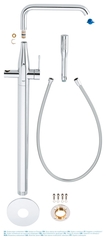 Внешняя часть смесителя для ванны GROHE Essence напольного монтажа, хром (23491001)