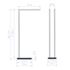 Decor Walther Straight 0504834 Полотенцедержатель, цвет: никель