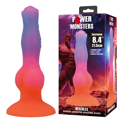 Hercules, фаллоимитатор на присоске, серии Power Monsters, 21,5 см